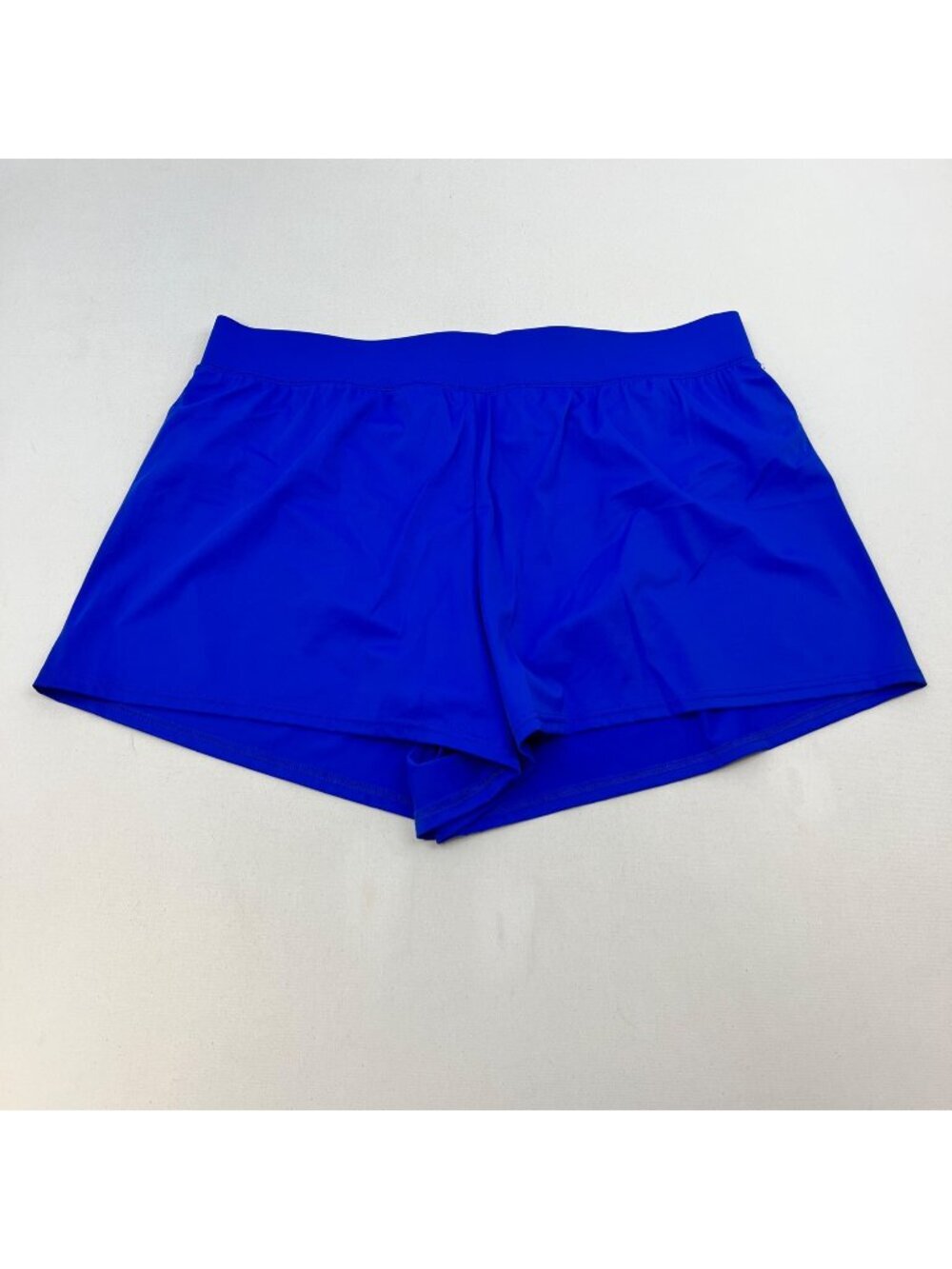 Coldwater Creek Womens Active Shorts Solid Blue Size XL